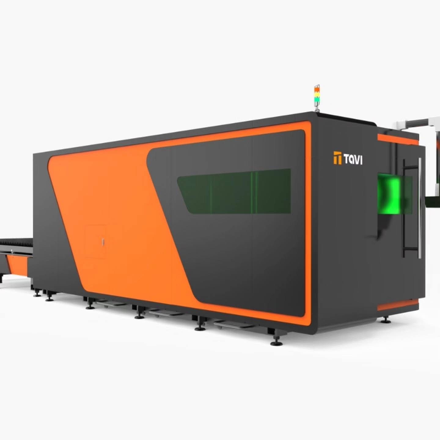 Máquina TAVI de corte a laser de fibra com cabine fechada
